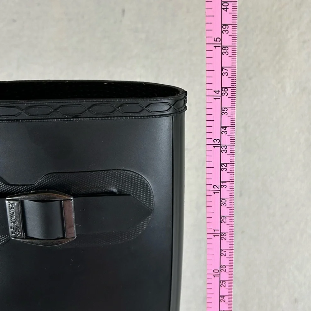 Kamik Women’s 8 Black Rubber Rain Boots Wellies - Picture 8 of 10